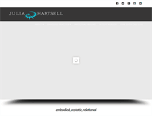 Tablet Screenshot of juliahartsell.com